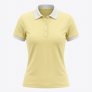Chemises polo préppy pour femmes en gros, chemises polo en tricot pour femmes pour les boutiques américaines, collections d'inspiration universitaire - Product Image 3