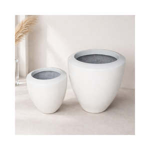 Jardinière en fibre de verre au design moderne, légère et durable, prix de gros, pot de fleurs de jardin, usine OEM ODM - Product Image 1