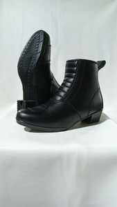 Botas de Motociclista para Mujer, Botas de Carreras de Cuero Original hasta el Tobillo, Zapatos de Carreras para Chicas - Product Image 2