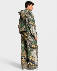 Pantalon de jogging surdimensionné pour homme OEM, camouflage contrastant, en molleton de coton premium, respirant, streetwear décontracté, pantalon de survêtement pour homme - Product Image 3
