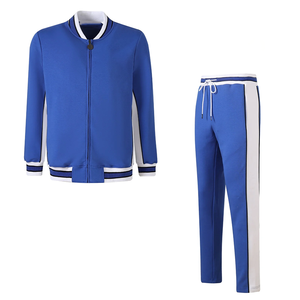 ชุดวอร์มลำลองพิมพ์ลายฤดูหนาวไซส์ใหญ่ Zeta Blue Fleece พร้อมแจ็คเก็ตปักตัวอักษรพรีเมียมสำหรับชมรมนักศึกษาและกางเกงจ็อกเกอร์สำหรับใส่ในมหาวิทยาลัย - Product Image 1