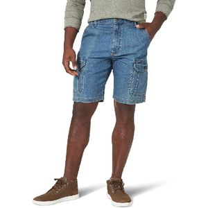 Pantalones Cortos de Mezclilla para Hombre, Estilo Cargo, Corte Holgado Informal, con Múltiples Bolsillos, Pantalones Cortos de Algodón para Verano, para Caminar al Aire Libre o Trabajar - Product Image 1