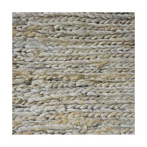 Tapis de sol moderne en jute naturelle, rectangulaire, tissage plat, couleur unie, pour salon, revêtement de sol, à poils courts, décoration intérieure - Product Image 6