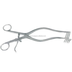 Retracteurs manuels A-1 VERITAS Adson à forte demande, à dents coupantes et mues 3x4, en acier inoxydable, 27 cm, certifiés CE, ensemble d'instruments chirurgicaux - Product Image 1