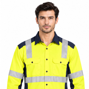 Camisetas de alta visibilidad EAZWEARS para hombre, fabricante OEM ODM personalizado, proveedor mayorista, etiqueta privada, pedidos al por mayor, ropa reflectante. - Product Image 5