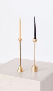 Tall Silver Metal Candle Holder Set Elegant Candlestick <b>Decorative</b> Home <b>Decor</b> <b>Table</b> Centerpiece Luxury Modern Style - Product Image 2