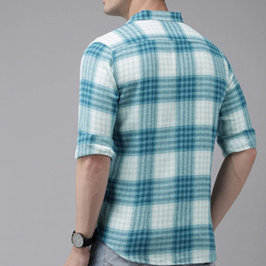 Camisas de Franela a Cuadros para Hombre, de Marca de Lujo, Populares en Oferta - Product Image 3