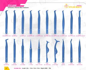 Pinzas Profesionales para Extensión de Pestañas, Agarre Óptimo Incluso en Pestañas de 0.03mm, Puntas de Fibra para Evitar Deslizamientos - Product Image 6
