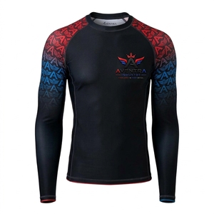 Vêtements de sport à manches longues anti-transpiration pour la natation, la performance athlétique en plein air, chemise respirante à séchage rapide, rashguard pour homme - Product Image 6