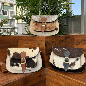 Recién llegado, bolsos reales para mujer, Real cuero de vaca, nuevo diseño, monedero, elegante bolso informal, bolsos de cuero genuino occidental - Product Image 4