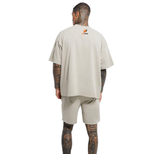 T-shirt uni de couleur unie, séchage rapide, tissu de qualité supérieure, design unique, coupe oversize, 100% coton, pour homme, style personnalisé - Product Image 2
