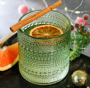 Verres à cocktail, à eau ou à jus rétro vintage en verre, cadeau <span class=keywords><strong>de</strong></span> luxe pour hôtesse ou <span class=keywords><strong>de</strong></span> déménagement, verre à vin gaufré - Product Image 2