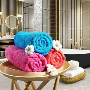 Essuie-mains en coton de luxe de bonne qualité, absorbant, multicolore et design personnalisé à prix d'usine, fournisseur en Inde - Product Image 1