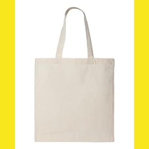 Bolsa de Lona Estética y Sencilla, de Algodón, para Uso Diario, Tipo Tote - Product Image 1