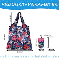 Sac de courses pliable OEM avec poche, imperméable, lavable en machine, écologique, réutilisable, sac fourre-tout en polyester pour la vente en gros