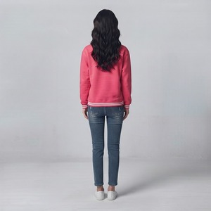 HAWK EYE SPORTS Sudadera con Capucha de Forro Polar para Mujer, Estilo Urbano, Otoño/Invierno, Color Sólido, Hombros Caídos, Transpirable, 360g, 100% Algodón - Product Image 2