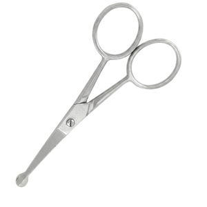 Professional Stainless Steel Cuticle <b>Scissors</b> Straight Blunt Tip Round Handle Beauty Tool <b>for</b> <b>Nail</b> Trimming Adults Manufacturer - Product Image 4