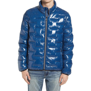 Chaqueta Acolchada para Hombre, Nueva Colección, Diseño Personalizado de Alta Calidad, Tejido Ligero de Invierno, Patrón de Piel de Oveja Auténtica - Product Image 4
