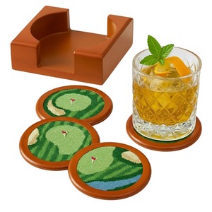 Posavasos de Madera de Mango de Estilo Vintage al por Mayor con Diseños Pintados a Mano - Product Image 2