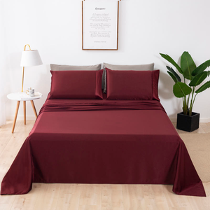 High-Demand Custom Made Hotel Bedding Cotton Fitted Flat Sheets Plain Lightweight Breathable <b>Waterproof</b> Eco-Friendly Grade - Product Image 1