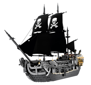 Bateau pirate des Caraïbes, navire de guerre, voilier Perle noire, blocs de construction, jouets d'assemblage MOC, cadeau pour enfant - Product Image 2