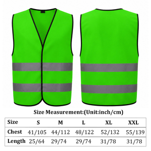 Gilet de sécurité industriel réversible 100% réfléchissant haute visibilité pour la construction, vente en gros à prix abordable - Product Image 4