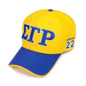 หมวกแก๊ป Sigma Gamma Rho แบบยูนิเซ็กซ์ ปรับขนาดได้ ผ้าฝ้าย สไตล์ลำลอง แฟชั่นสำหรับชมรมนักศึกษา ปักโลโก้ สตรีทแวร์ ขายส่ง - Product Image 1