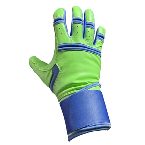 Guantes de Bateo de Béisbol/Sóftbol con Puño Largo y Soporte Adicional para la Muñeca, Diseño Ambidiestro, Cierre de Gancho y Bucle, Cuero Ecológico - Product Image 4