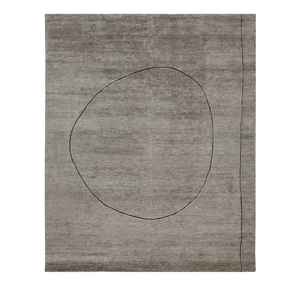 Tapis de luxe moderne en laine et viscose tufté à la main – Moquette personnalisée à poils hauts et bas pour salon et hôtel - Product Image 4