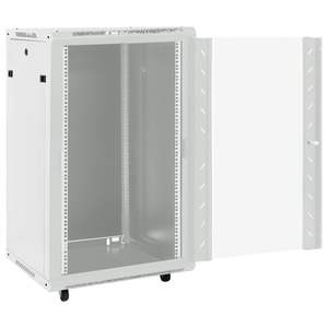 Gabinete de Red de 19 Pulgadas, 18U, Gris, 23.6x23.6x39.4, Acero, IP20, Rack para Servidor - Product Image 3