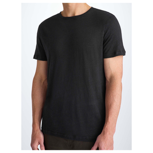 Camiseta de Algodón Grueso de Textura Suave para Hombre, Cuello Redondo, Hombros Caídos, Lisa, Personalizable, Venta al por Mayor para Proveedores - Product Image 2