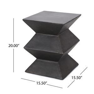 Tavolino Laterale in Cemento Leggero per Esterni - Product Image 5