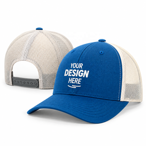 Casquette Trucker personnalisée à 6 panneaux avec panneau avant, brodée, en maille, à fermeture Snapback, pour toutes les saisons, vente en gros, fabricant vietnamien OEM ODM - Product Image 1