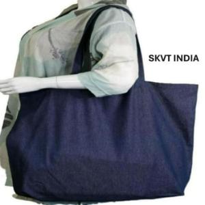 Organic Cotton Large Canvas Tote <b>Bag</b> Eco-Friendly Reusable Grocery <b>Shopping</b> <b>Bag</b> <b>Zipper</b> Customizable Logo Print for Daily Use - Product Image 4