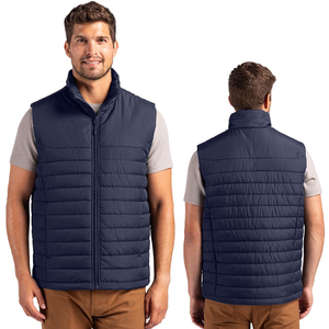 Gilets matelassés personnalisés avec logo, vestes d'équitation, vêtements d'hiver décontractés, vêtements d'extérieur, gilets rembourrés pour hommes, vestes matelassées. - Product Image 4
