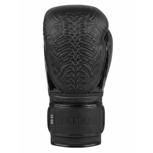 Guantes de Boxeo de 12 Oz, PU+Esponja, Dedos Completos, Transpirables, Diseño en Relieve, Cierre para Entrenamiento de Adultos - Product Image 1