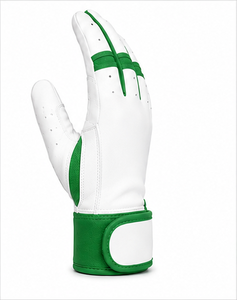 High Quality Custom Baseball Batting Gloves Premium <b>Leather</b> Long <b>Cuff</b> Padded <b>Wrist</b> Support Comfortable Grip Adult Youth Team - Product Image 1