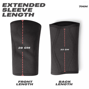 Nouvelles protections de genoux en néoprène rigide de 7 mm avec logo personnalisé pour la musculation, les entraînements de fitness et la compression pour la levée de poids - Product Image 5