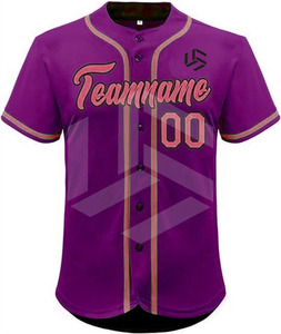 Custom Your Name Number Logo Men Button-Down Baseball Jerseys New Sports Design Breathable Baseball Jerseys - Product Image 5