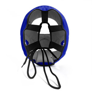 High Quality Genuine Leather Boxing <b>Head</b> Guard MMA <b>Training</b> <b>Head</b> Safety Taekwondo <b>Head</b> Guards For Adults - Product Image 5