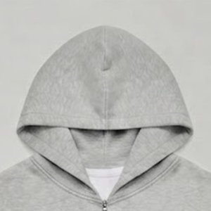 Nouvel Arrivage Survêtement Gris à Capuche avec Logo Personnalisé, Pantalon de Survêtement Long Couleur Unie Décontracté avec Poches Latérales et Fermeture Éclair, Coupe Ample - Product Image 6