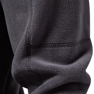 Sudadera Unisex de Forro Polar con Media Cremallera, Cuello Alto, Color Liso, Ajuste Oversize, Transpirable, Estampado Digital, Estilo Casual, para Otoño - Product Image 4