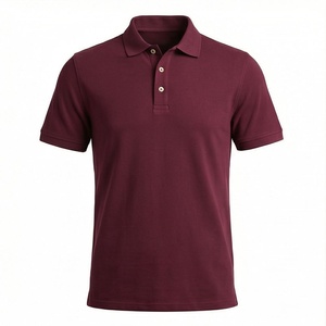 เสื้อโปโลชาย 100% โพลีเอสเตอร์ ผ้าถักระบายอากาศ บริการ OEM ลายเรียบ โลโก้ด้านหน้า แบบกำหนดเอง สำหรับกีฬา - Product Image 1