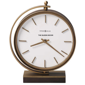 Quartz Movement Desktop Table Top Clocks European Style <b>Mop</b> Material Clock For Home And Office Decoration - Product Image 2