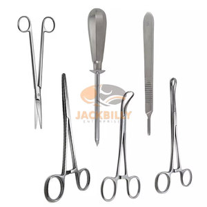 ชุดเครื่องมือผ่าตัดปิดช่องท้องแบบปิดชนิดสแตนเลสคุณภาพสูง ชุดเครื่องมือผ่าตัดพื้นฐาน 6 ชิ้น ใช้งานด้วยมือ ได้รับการรับรองมาตรฐาน CE - Product Image 6