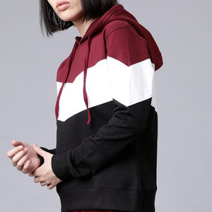Women's Winter Hoodies Sweatshirt Polyester/Cotton <b>Fleece</b> Wholesale Custom Design <b>Black</b> Color Casual Wear with Custom Printed - Product Image 2