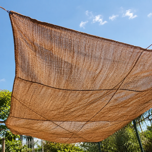 Voile d'ombrage en fibre de coco naturelle tissée à la main, écologique, portable, pour l'agriculture, le jardinage, la construction et le camping - Product Image 1
