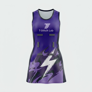 Uniforme de Netball Personalizado con Diseño y Logotipo para Mujer, Servicio OEM, Vestido de Netball sin Mangas de Alta Calidad, Colores Sólidos, Ligero - Product Image 3
