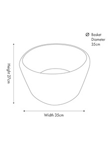 Cesta Redonda de Mimbre Natural Pacific Lifestyle, Cesta de Almacenamiento Hecha a Mano, Venta al por Mayor, Ecológica, Hecha en Vietnam - Product Image 2