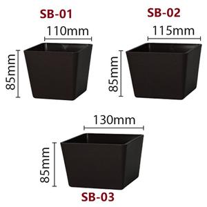 Maceta Cuadrada Minimalista para Flores, Maceta Decorativa con Diseño Floral, Adecuada para Arreglos Florales DIY, Regalo para el Día de la Madre - Product Image 2